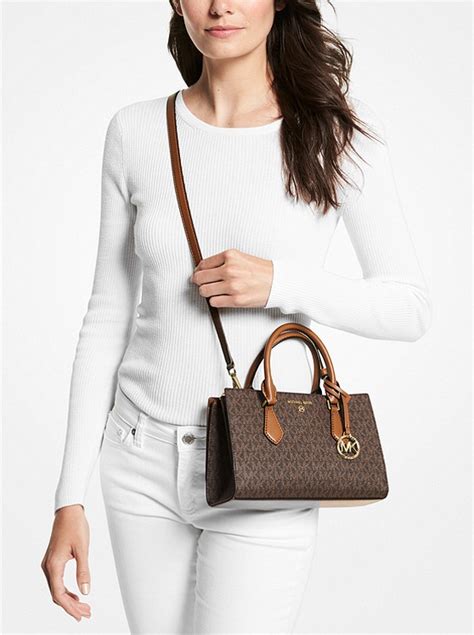 valerie small logo satchel michael kors|Valerie Small Logo Satchel .